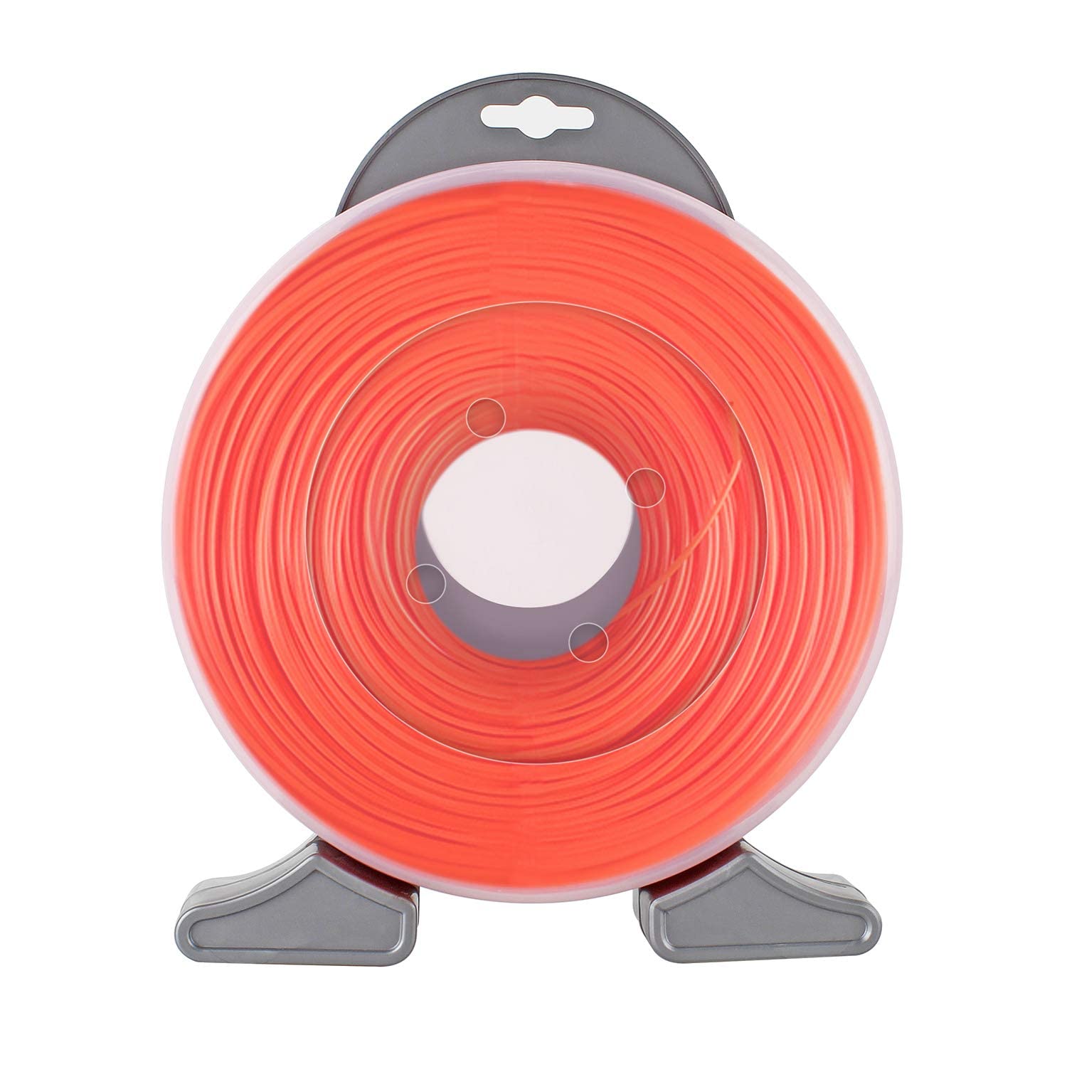 Forever Speed Grass Trimmer Threads Lawn Mower Replacement Thread Grass Trimmer Nylon Thread Brush Cutter Line Round Diameter 2.0mm x 126m Orange