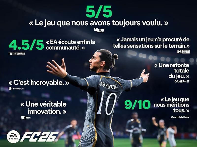 EA SPORTS FC 26 Standard Edition PS5 | Jeu Vidéo | Disque | Français