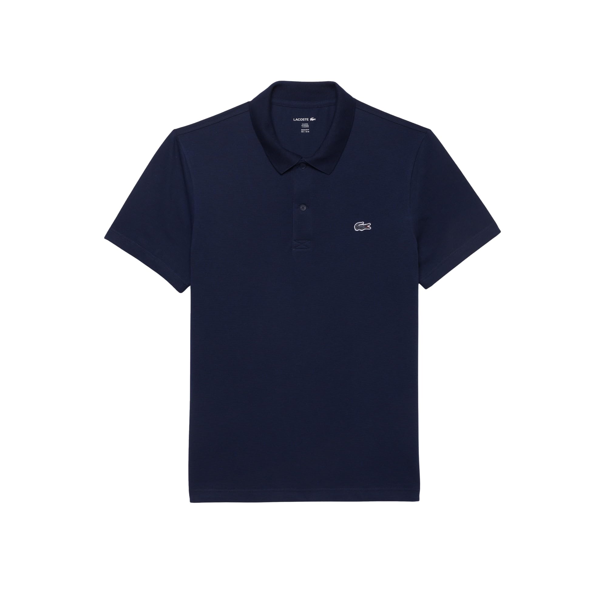 Lacoste Men’s Regular Fit Cotton Blend Polo Shirt, Navy Blue, Large