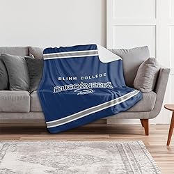 Blinn College Blanket, 60"x80" Primary Logo, Silky