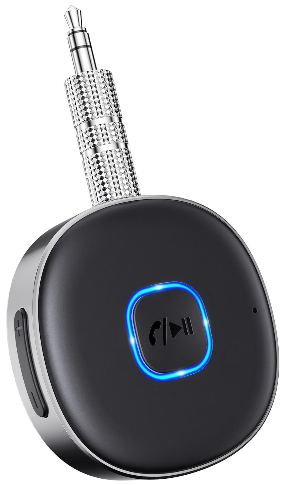 Mohard Car Bluetooth AUX Adapter, Mini Bluetooth 5.3 Receiver for Home Stereo/Speaker/Wired Headphones, BluetoothCar Adapter AUX, Hi-Fi Receivers Amplifiers, Hands-free, Dual Connection, 16H Playtime