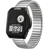 FIVE SENSES - English Atomic Talking Watch, Easy to use for Seniors Blind Men Women, Loud Talking Watch with Sound for Vision Impaired, Watches for Elderly Women, Blind People Products 1095