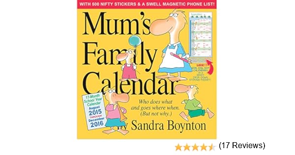 Mums Family Calendar 2016 (2016 Calendar): Amazon.es: Sandra ...