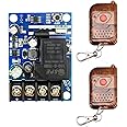 Lejin DC 12V 24V 36V 48V Relay Receiver 40A RF Wireless Remote Control Switch System with Long Range Transmitter 433.92Mhz
