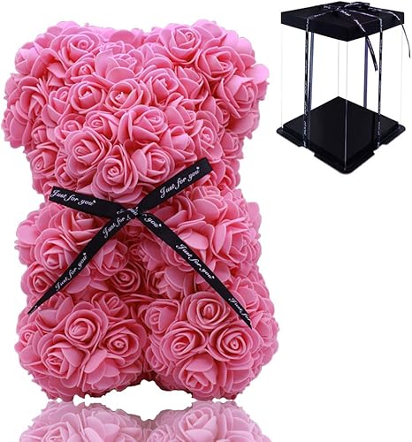 roses in the shape of a bear