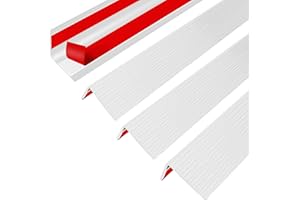 AGHITG Corner Guards for Walls,4PCS White Wall Corner Guard with Back Glue for Walls Prevent from Dramge,36 in(L) X 1-5/8 in(W) Wall Corner Guard for Baby Safty,Stair Corner,Edge Protector.