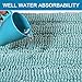 H.VERSAILTEX Bath Rugs for Bathroom Non Slip Bath Mats Extra Thick Chenille Striped Bath Rug Runners 47