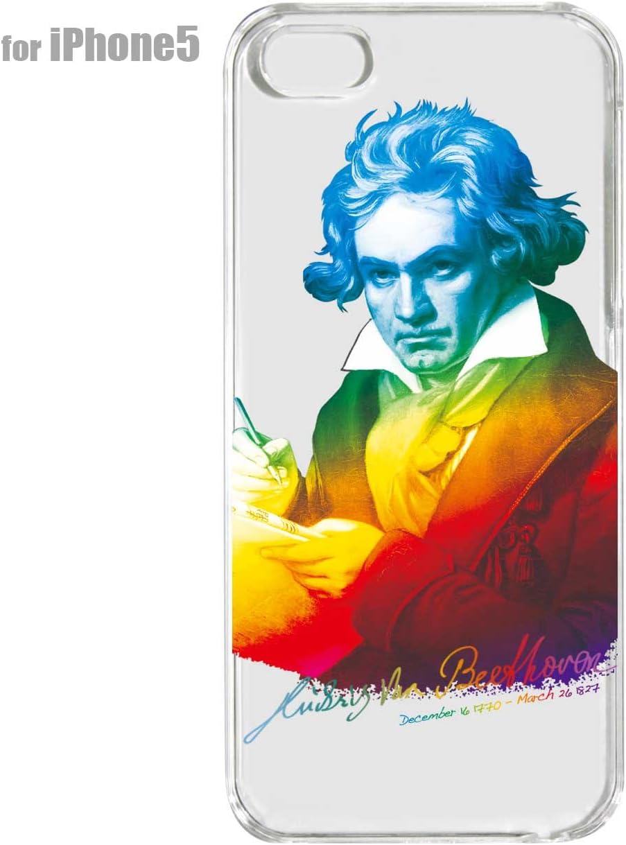 Amazon Iphone5s Iphone5 Genius Iphone5ケース カバー スマホケース ベートーベン Ip5 06ge0014 Clear Arts クリアー アーツ ケース カバー