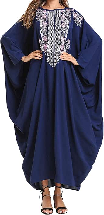 Qianliniuinc Women Muslim Maxi Dress Abaya