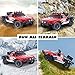 Remote Control Car, RC Cars for Kids and Adults, 4WD 2.4GHz 1:18 Scale High Speed Racing RC Car with 2 Rechargeable Batteries, Off Road RC Trucks Christmas Toy Cars