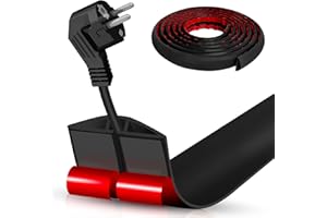 DBHXXMB-HH Floor Cord Cover Self Adhesive Cord Hider Floor 10FT Floor Cable Management Power Cord Protector Floor Electric Cord Covers for Offices, Gym, Exhibitions, Cable Cavity:0.39"(W) x 0.27"(H) Black