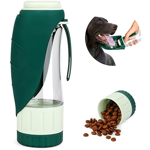 TIOVERY Upgraded Dog Water Bottle, Portable Dog Cat Puppy Pet