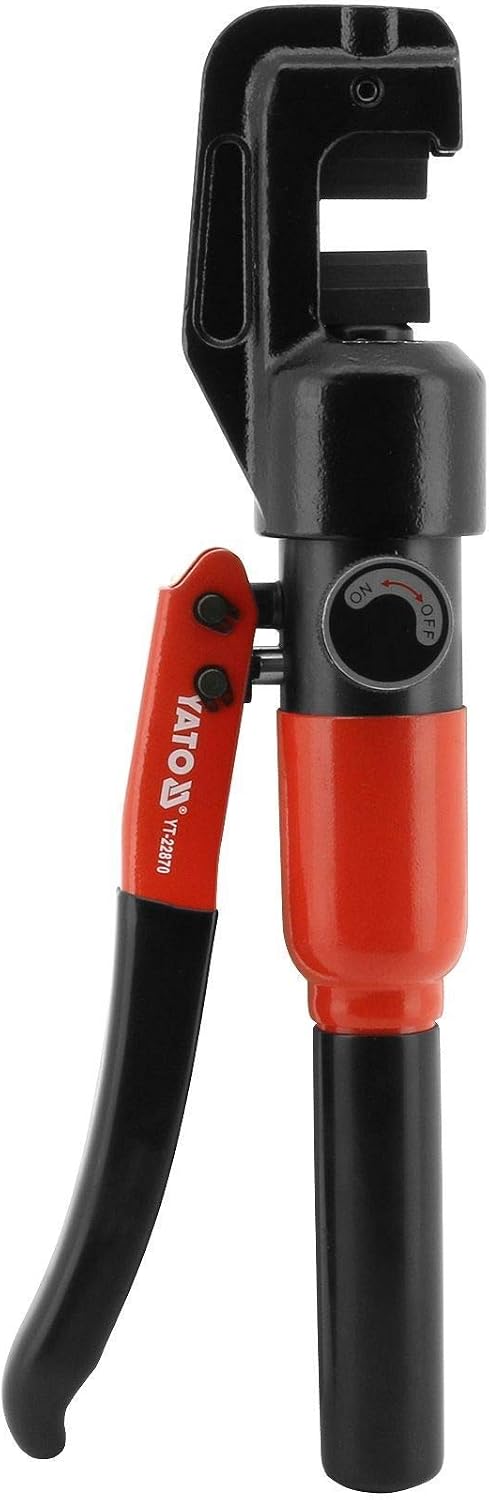 YATO YT-22870-4-12mm Hydraulic Cutting Machine, Red and Black - Image 4