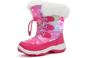 NOVA FOOTWEAR Nova Mountain Light Up Boots Boys Girls Little Kids Winter Snow Boots