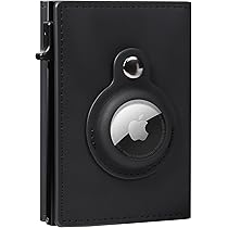 LORZOR AirTag Wallet for Men - Finest Full Grain Leather, Mens