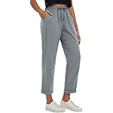 BALEAF Women's Hiking Pants Ripstop Water Resistant Lightweight Golf Pants Quick Dry Zip Pockets Work Travel Clothes