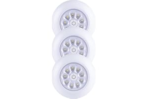 Fulcrum Products IT! by Fulcrum, 30016-308 9-LED Anywhere Fulcrum Products XB, White, 3 Pack