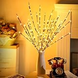 URAQT Led Branch Lights 3 Pack 73cm Flexible Decor Indoor Warm White view 3