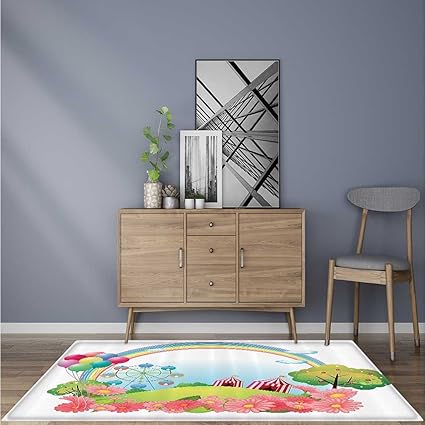 Amazon Com Carpet Bathroom Shower Pad Canvas Tent Circus Stage