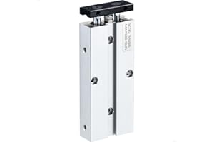 VIILOCK Pneumatic Air Cylinder 10mm Bore 50mm Stroke, Small Air Cylinder Double Rod Double Action TN10x50