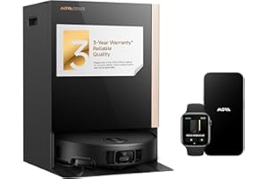 Mova Mobius 60 Robot Vacuum and Mop, 30000Pa Suction, Auto-Interchangeable Mop Pads, Liftable Navigation with 3.15inches Obst