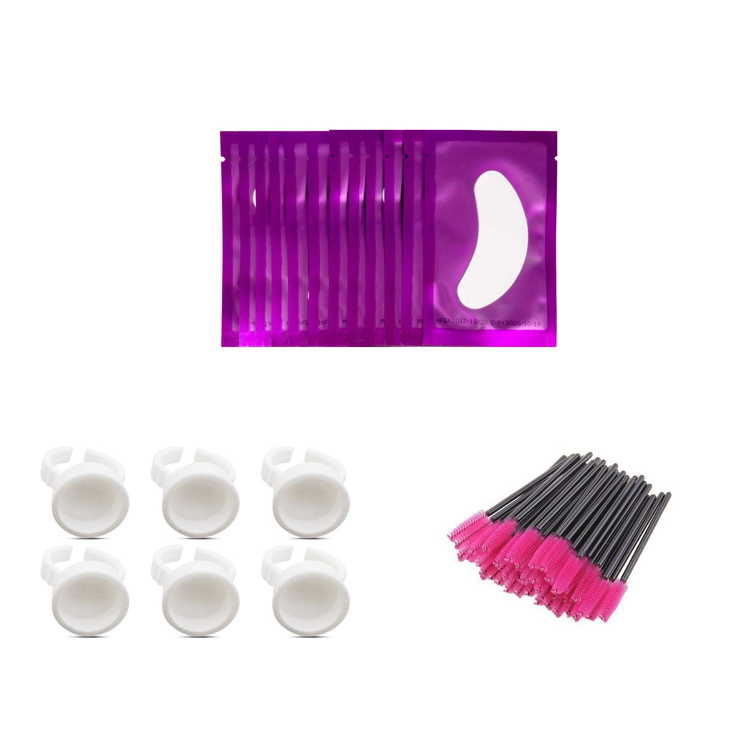 3x100 Packs Combination Set-Eye Pads for Lash