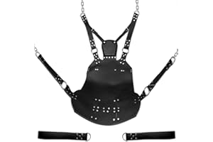 Heavy Duty Strict Leather Bondage VIP Bondage Hammock Different Sex Swing Sling with Stirrups & Sling Rode Adult Sex Fun (Swi