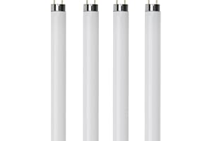 BULBMASTER F32T8/50K Fluorescent Tube 32W 48 Inch T8 Fluorescent Light Bulbs 48 Inch Long, F32T8 850 Light Bulb, 5000K Daylight, 2800 Lumens, G13 Medium Bi-Pin Base, 4-Pack