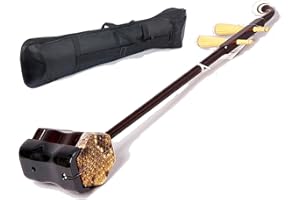 THE BAMBOO GROVE OrientalMusicSanctuary Beginner Chinese Violin - Erhu With Erhu Gig-Bag and Accessories + ENGLISH INSTRUCTIONAL BOOKLET W/Videos VIA QR CODE (By Patty Chan)