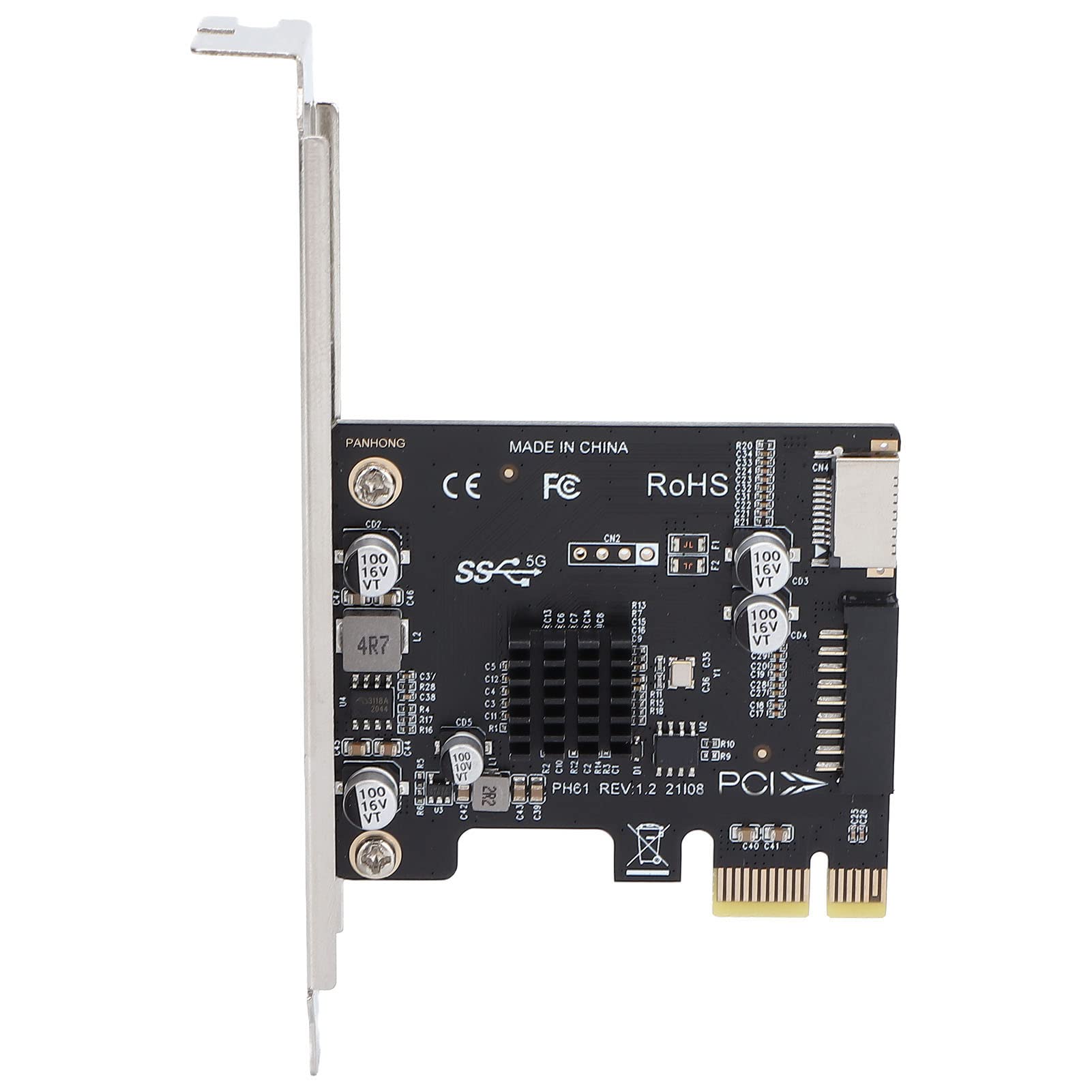 Annadue PCIe USB 3.1 Expansion Card - PCI Express 1x to 20Pin USB 3.1 Front Panel Type C or Type-A Connector
