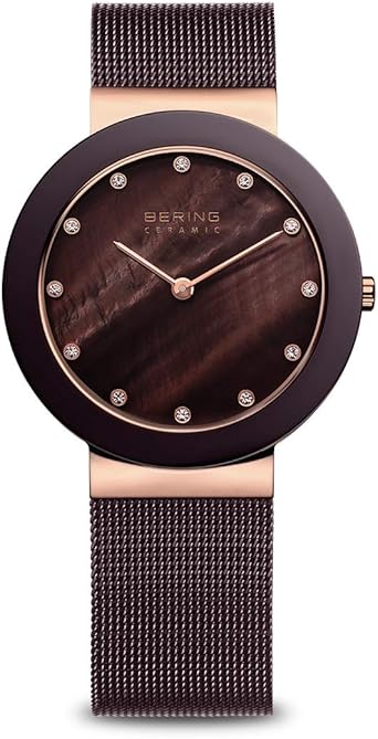 BERING Reloj Analógico para Mujer de Cuarzo con Correa en Acero Inoxidable 11435-262