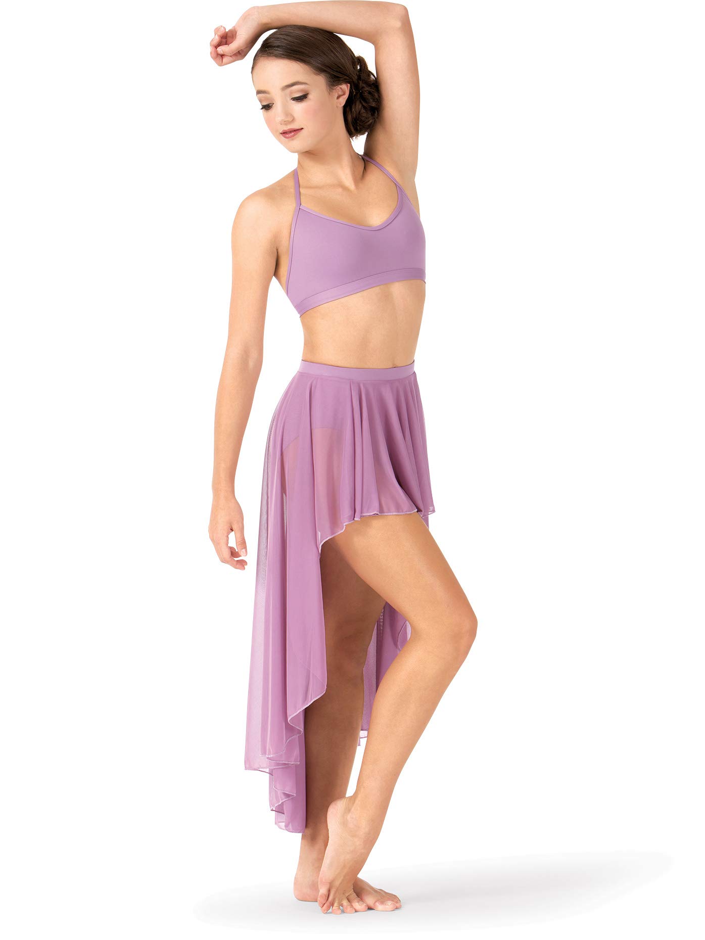 Convertible Long Side-To-Front Chiffon Skirt - WOMENS