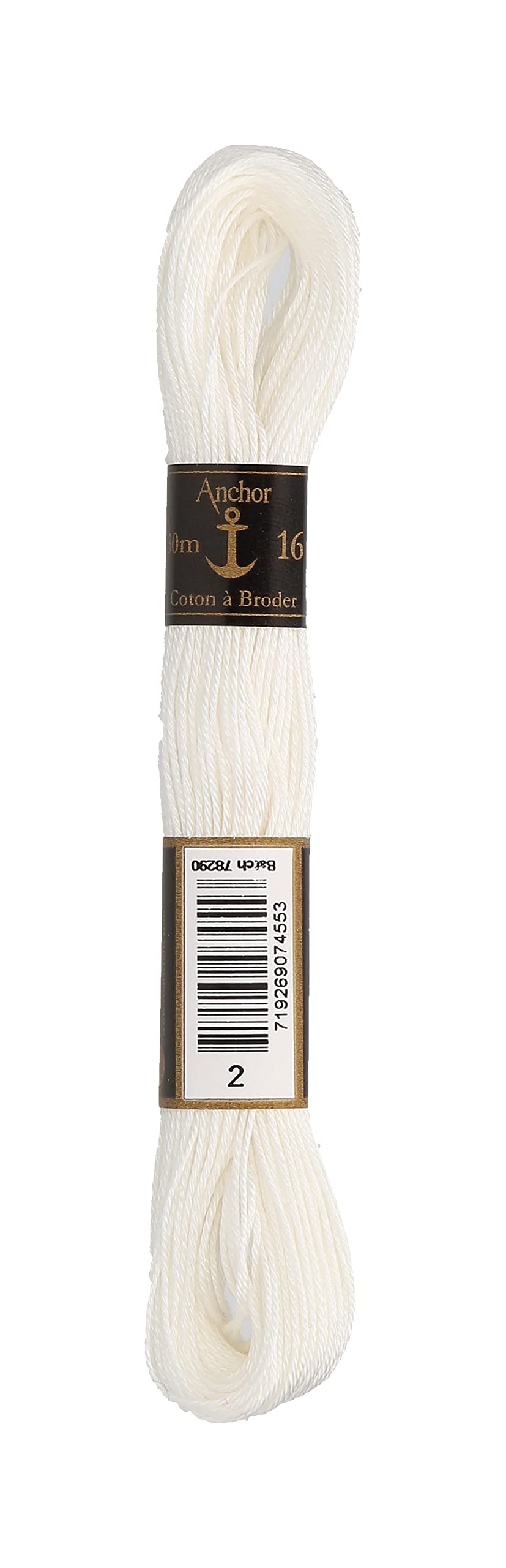 ANCHOR Matt Embroidery Thread, Running Length: 10M weiß Embroidery Threads