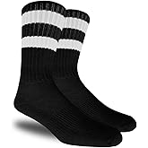 Running Mate Men's Stripe Crew Socks - 3 Pairs