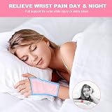 ACWOO Wrist Support Splint Brace Left Adjustable Carpal Tunnel Relief view 7