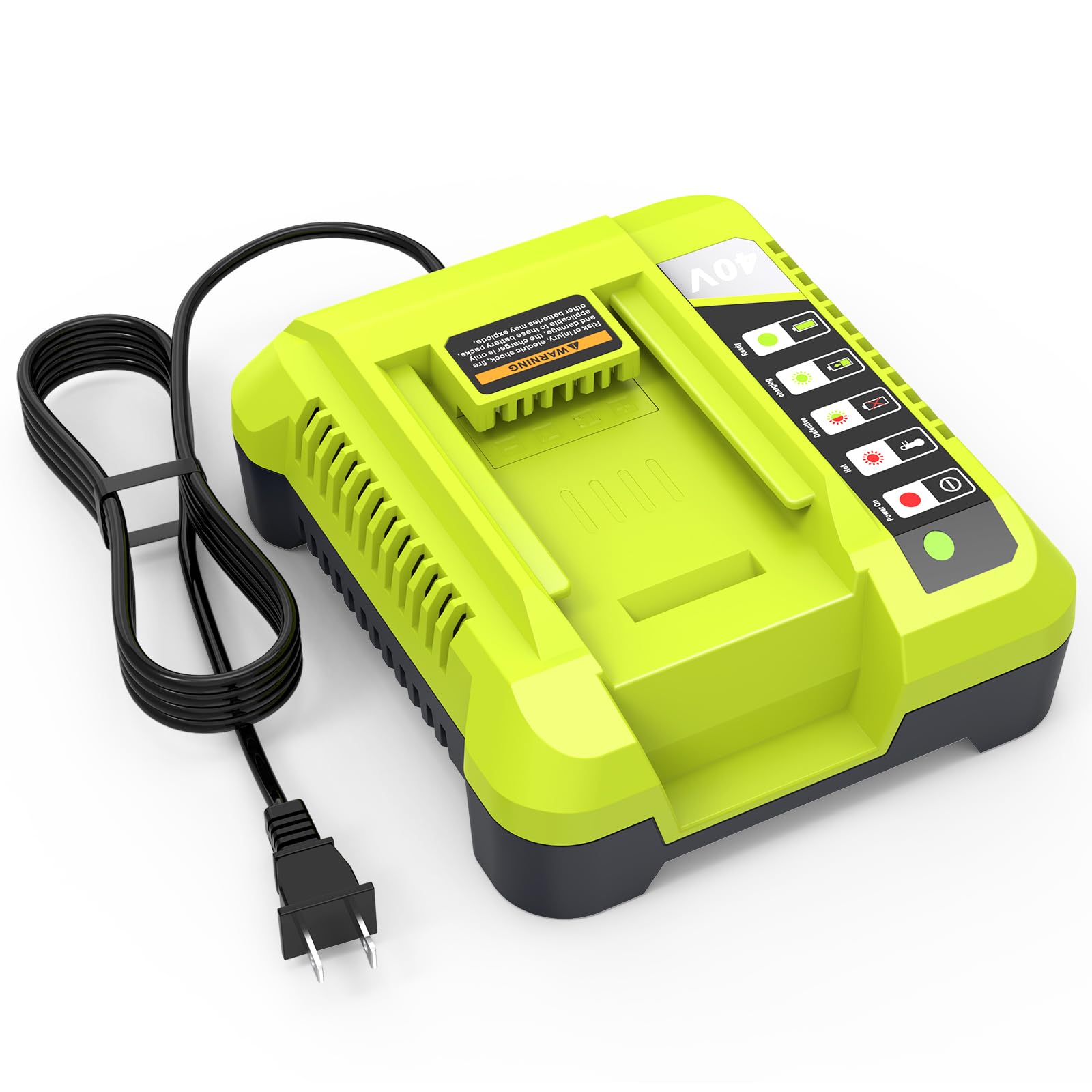 Photo 1 of FancyBuyin OP401 Quick Charger for RYOBI 40V Battery Charger,Compatible with 40 Volt OP4015 OP4026 OP4040 OP4050 OP4060 RYOBI 40V Charger