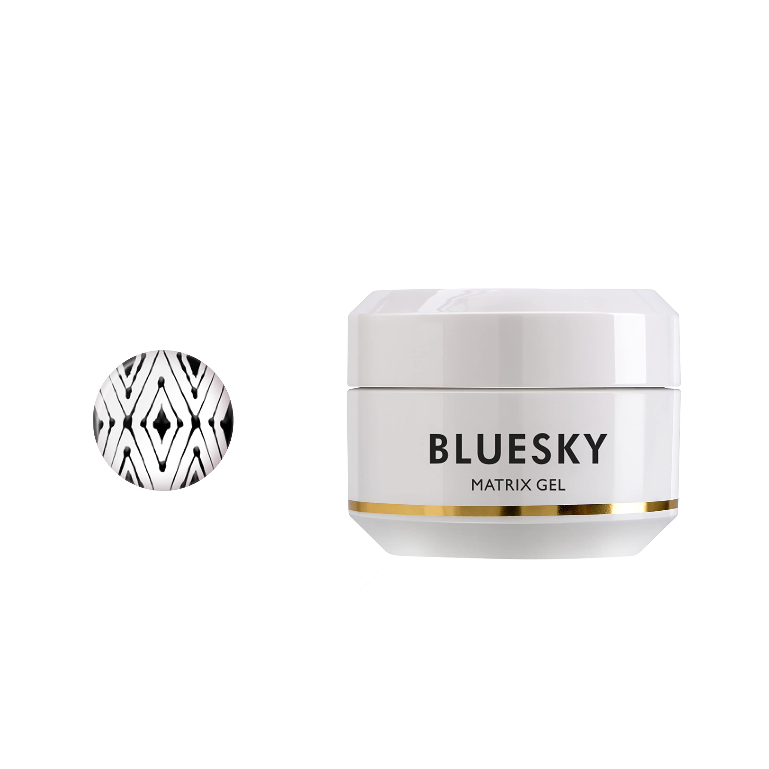 Bluesky Gel Polish, Matrix Gel, Black Spider Gel Nail Art, Black Orlov, 8 ml (Requires curing under UV/LED Lamp)