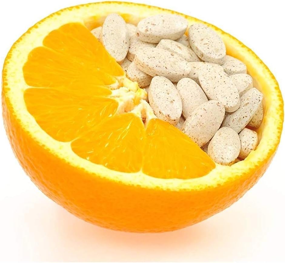Vitamin C Tablets 500mg x 500 - Vegan, High Strength, Immune System Support, Reduction in Tiredness & Fatigue, Skin, Bone, Teeth Health
