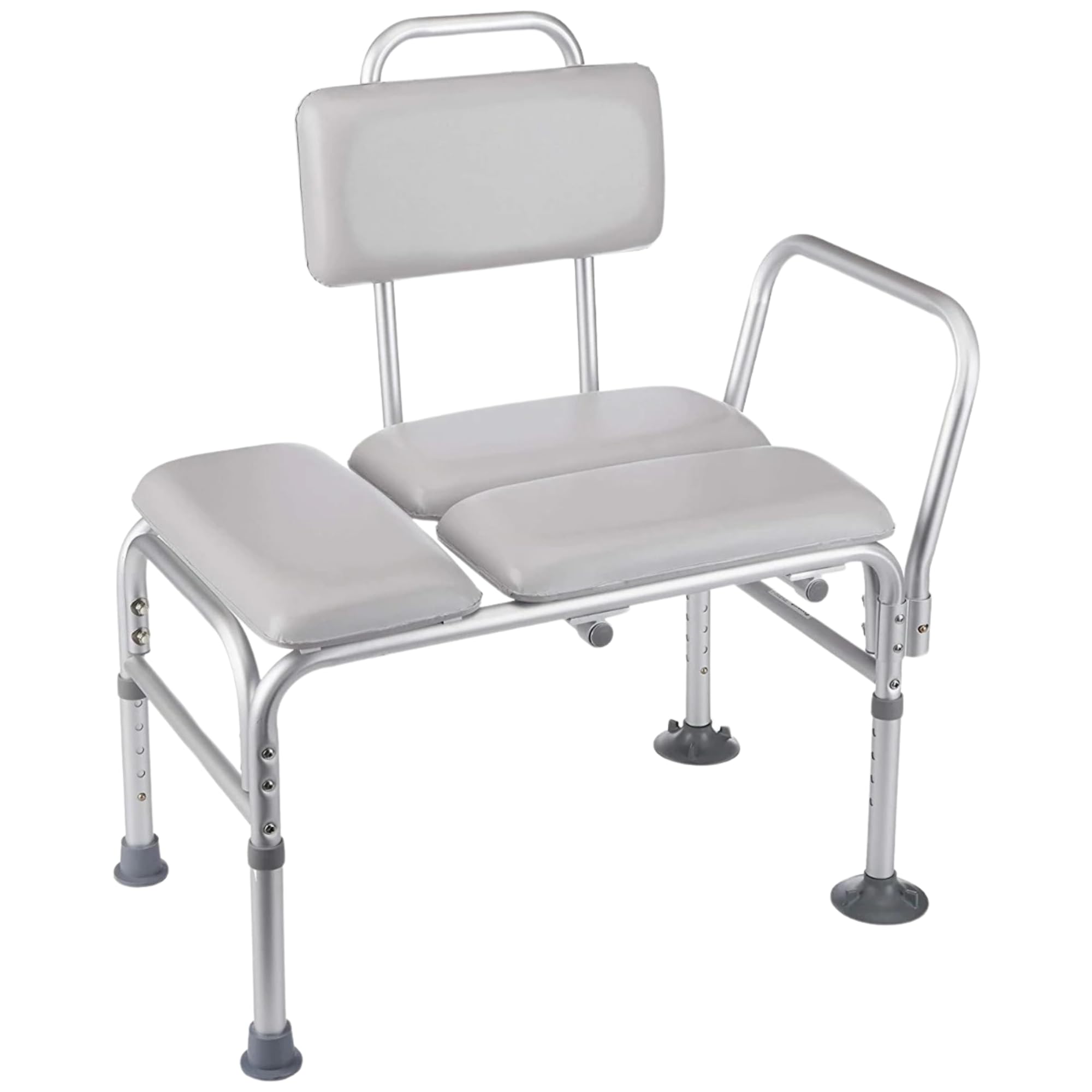 Homecraft Padded Bath Transfer Bench – Adjustable Shower Chair for Elderly & Disabled – Lightweight, Non-Slip Bathroom Seat with Suction Feet – Safe, Stable & Comfortable Bathing Support
