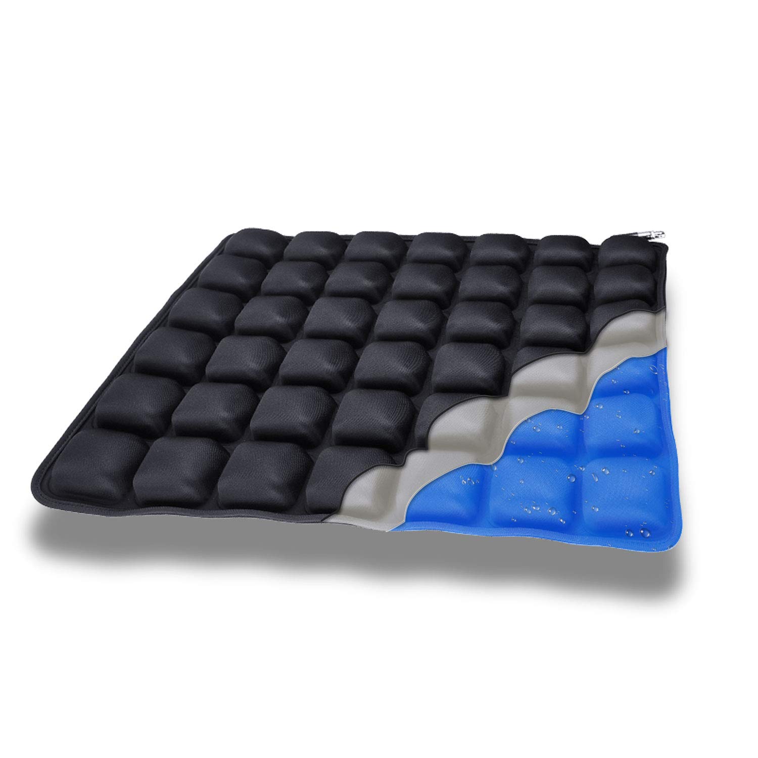 Haerniubi Water Seat Cushion Air Inflatable Chair Pad for Wheelchair