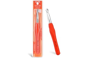 UZECPK 9.0mm Crochet Hook, Ergonomic Handle for Arthritic Hands Extra Long Knitting Needles for Beginners and Experienced Crochet Hooks Lovers, Handmade DIY Knitting Crochet