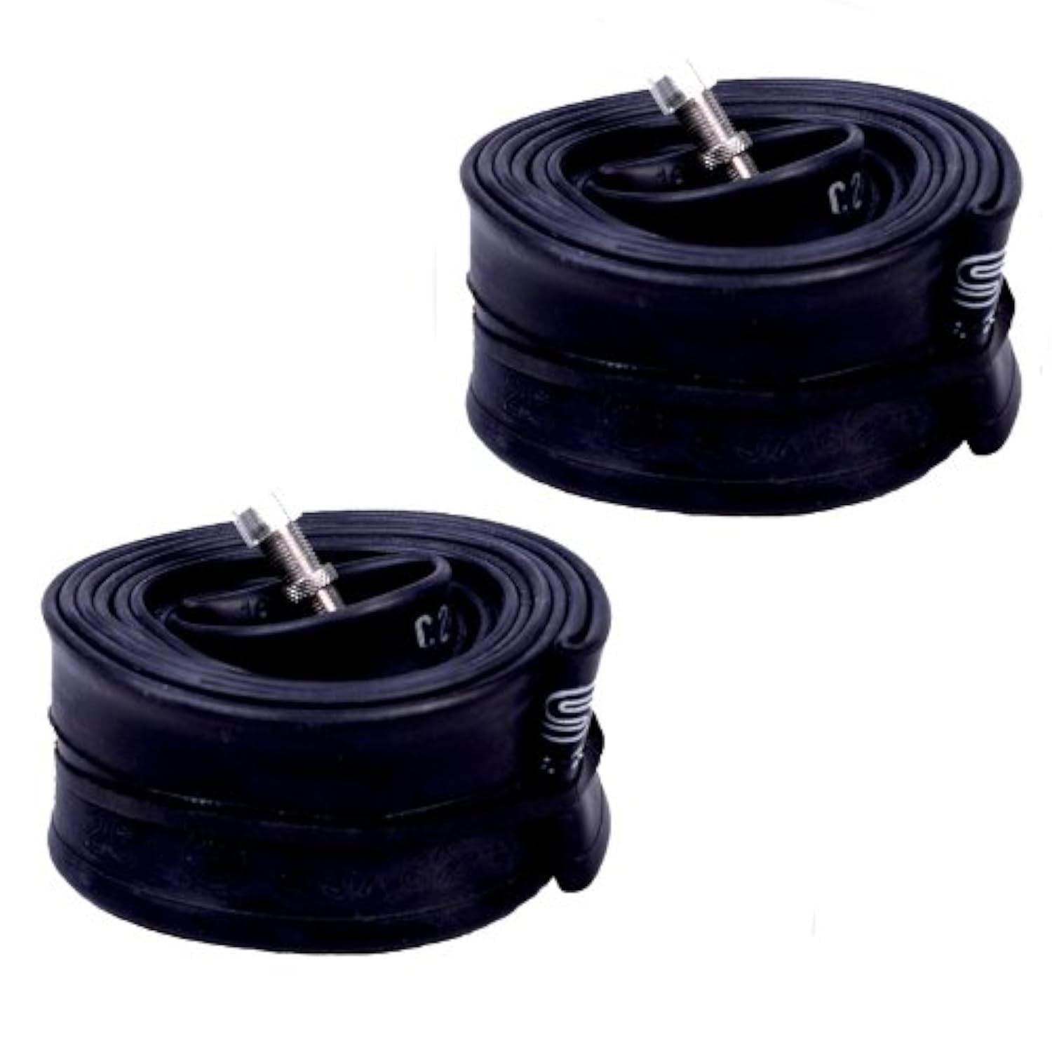 Schwalbe Unisex Adult AV13 Bicycle Tubes Black 26 Inches x 2 Pack