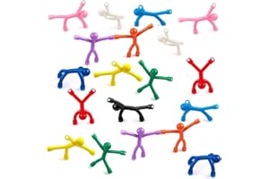 PREMAE 20Pcs Magnets Men, Glow in The Dark Refrigerator Magnets -Humanoid Magnet Toys | Luminous Magnetic People for Fridge, Office, School - Cute Magnetic Men for Fun Decorations