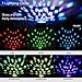 YiYiBa Party Lights,Disco Ball DJ Lights RGB Stage Lighting Strobe LED 11 Color Changing Sound Activated Magic Ball Effect Strobe Lights with Remote Control For Dj Club Bedroom Kids Birthday(2 PACK)