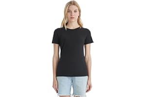 Merino Protect 100% Merino Wool T Shirts Women Crew Neck Tops Short Sleeve Odor Resistance Base Layer Travel Hiking Tee Shirt