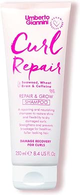 Umberto Giannini Curl Repair Shampoo Vegan Cruelty Free 250 ml with Seaweed