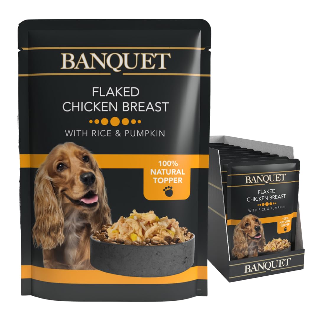 HiLife Banquet Dog Food Flaked Chicken with Rice and Pumpkin, 15 x 100 g Pouches