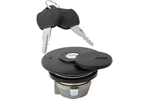 Minho Motorcycle Gas Caps with Switch Lock Fuel Tank Cap Fit for Chinese GY6 Scooter Mopeds B08 BO9,0pening Method: Rotate-to-open