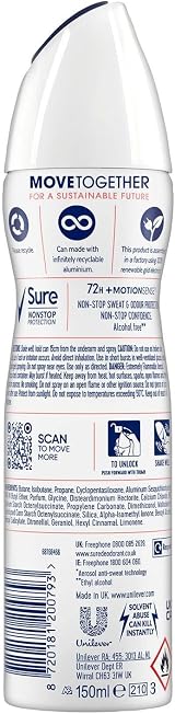 Sure Women 72H Antiperspirant Deodorant 150ml Pack of 3 Uplifting Fresh view 3