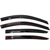 munirater Window Vent Visor Rain Guard Shade Replacement for Accord 2008-2012 4Door Sedan